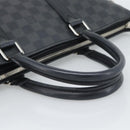 LOUIS VUITTON Damier Graphite Anton Briefcase N40024 LV Auth 189790V-7