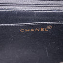 CHANEL Matelasse Chain Shoulder Bag Velor Black CC Auth 189792A-19