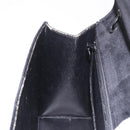 CHANEL Matelasse Chain Shoulder Bag Velor Black CC Auth 189792A-23