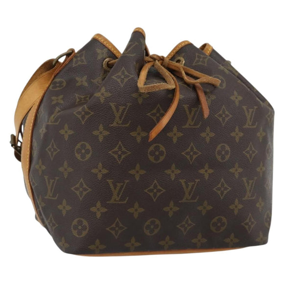 LOUIS VUITTON Monogram Petit Noe Shoulder Bag M42226 LV Auth 189793A