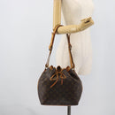 LOUIS VUITTON Monogram Petit Noe Shoulder Bag M42226 LV Auth 189793A-19