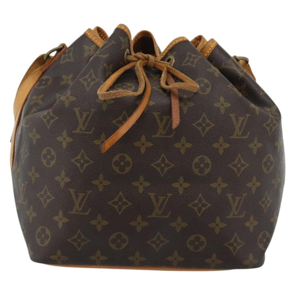 LOUIS VUITTON Monogram Petit Noe Shoulder Bag M42226 LV Auth 189793A