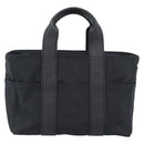 HERMES Acape Luco PM Hand Bag Nylon Black Auth 189796-2