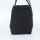 HERMES Acape Luco PM Hand Bag Nylon Black Auth 189796-5