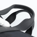 HERMES Acape Luco PM Hand Bag Nylon Black Auth 189796-8