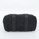 HERMES Acape Luco PM Hand Bag Nylon Black Auth 189796-9