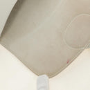 Christian Dior Bobby Shoulder Bag Leather White Gold Auth 189798M-10