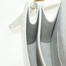 Christian Dior Bobby Shoulder Bag Leather White Gold Auth 189798M-27
