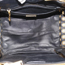 Miu Miu Hand Bag Leather 2way Red Gold Auth 189800A-10