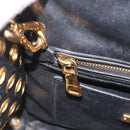Miu Miu Hand Bag Leather 2way Red Gold Auth 189800A-24