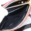 Miu Miu Hand Bag Leather 2way Red Gold Auth 189800A-30