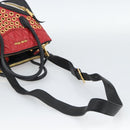 Miu Miu Hand Bag Leather 2way Red Gold Auth 189800A-8