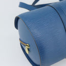 LOUIS VUITTON Epi Soufflot Hand Bag Blue M52225 LV Auth 189801A-14
