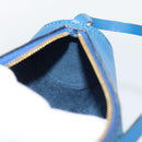 LOUIS VUITTON Epi Soufflot Pouch Blue LV Auth 189802-20