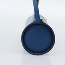 LOUIS VUITTON Epi Soufflot Pouch Blue LV Auth 189802-3