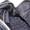 GUCCI Bamboo Hand Bag PVC Canvas 2way Black Gold Auth 189804A-22