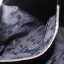 GUCCI Bamboo Hand Bag PVC Canvas 2way Black Gold Auth 189804A-25