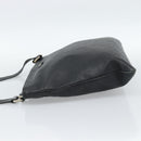 GUCCI GG Canvas Guccissima Shoulder Bag Leather Black Gold 201446 Auth 189806-3