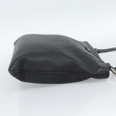 GUCCI GG Canvas Guccissima Shoulder Bag Leather Black Gold 201446 Auth 189806-4