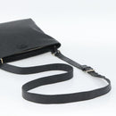 GUCCI GG Canvas Guccissima Shoulder Bag Leather Black Gold 201446 Auth 189806-7