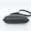 GUCCI GG Canvas Guccissima Shoulder Bag Leather Black Gold 201446 Auth 189806-5