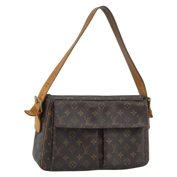LOUIS VUITTON Monogram Viva Cite GM Shoulder Bag M51163 LV Auth 189808