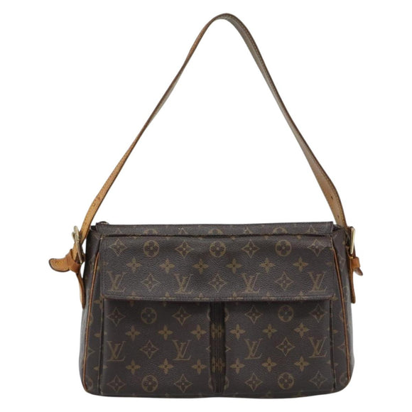 LOUIS VUITTON Monogram Viva Cite GM Shoulder Bag M51163 LV Auth 189808