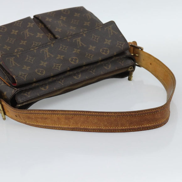 LOUIS VUITTON Monogram Viva Cite GM Shoulder Bag M51163 LV Auth 189808
