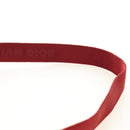 Christian Dior Trotter Canvas Shoulder Bag Leather Red Silver Auth 189811SM-10