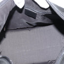GUCCI Bamboo Shoulder Bag Leather Black Silver 000 0531 Auth 189813A-11