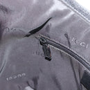 GUCCI Bamboo Shoulder Bag Leather Black Silver 000 0531 Auth 189813A-20