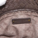 BOTTEGA VENETA INTRECCIATO Shoulder Bag Brown Gold 179330 Auth 189814A-10