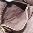 BOTTEGA VENETA INTRECCIATO Shoulder Bag Brown Gold 179330 Auth 189814A-20