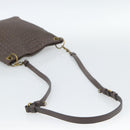 BOTTEGA VENETA INTRECCIATO Shoulder Bag Brown Gold 179330 Auth 189814A-7
