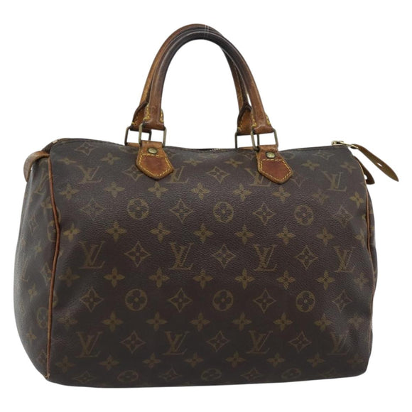 LOUIS VUITTON Monogram Speedy 30 Hand Bag M41526 LV Auth 189818