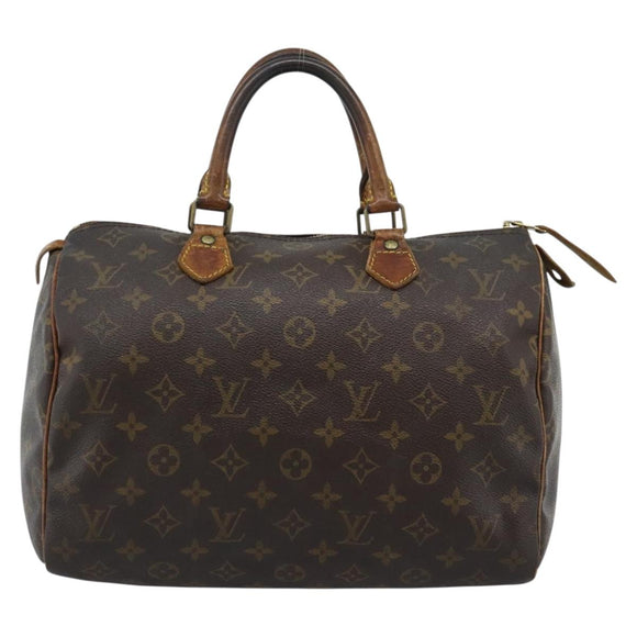 LOUIS VUITTON Monogram Speedy 30 Hand Bag M41526 LV Auth 189818