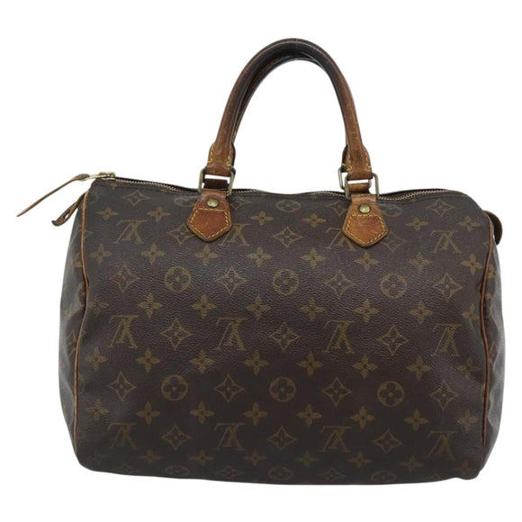 LOUIS VUITTON Monogram Speedy 30 Hand Bag M41526 LV Auth 189818