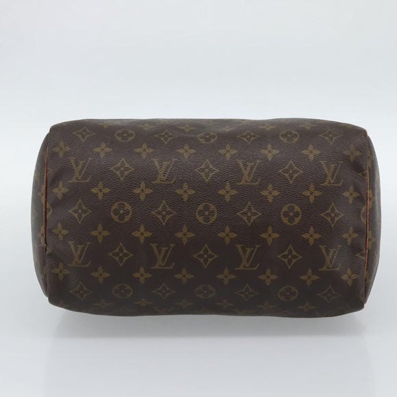 LOUIS VUITTON Monogram Speedy 30 Hand Bag M41526 LV Auth 189818