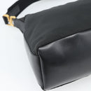 PRADA Chain Shoulder Bag Nylon Black Auth 189819A-16
