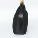 PRADA Chain Shoulder Bag Nylon Black Auth 189819A-4