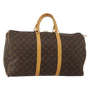 LOUIS VUITTON Monogram Keepall 50 Boston Bag M41426 LV Auth 189820V-1