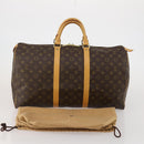 LOUIS VUITTON Monogram Keepall 50 Boston Bag M41426 LV Auth 189820V-12