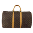 LOUIS VUITTON Monogram Keepall 50 Boston Bag M41426 LV Auth 189820V-2