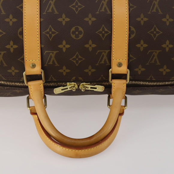 LOUIS VUITTON Monogram Keepall 50 Boston Bag M41426 LV Auth 189820V