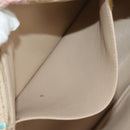 CHANEL 2.55 Shoulder Bag Tweed Beige Gold CC Auth 189821SAM-29