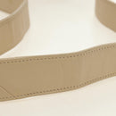 CHANEL 2.55 Shoulder Bag Tweed Beige Gold CC Auth 189821SAM-14