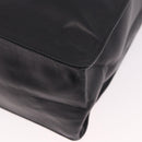 CHANEL Chain Shoulder Tote Bag Lamb Skin Black Gold CC Auth 189822V-11