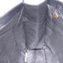 CHANEL Chain Shoulder Tote Bag Lamb Skin Black Gold CC Auth 189822V-17