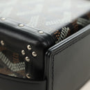 GOYARD Herringbone Minodiere Trunk Bag PVC Black Silver Auth 189823SM-15