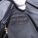 CHANEL Matelasse Backpack Lamb Skin Gold Black CC Auth 189824SAV-18